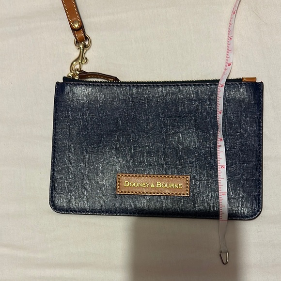 Dooney & Bourke Black and Blue Leather Wristlets - Picture 5 of 12